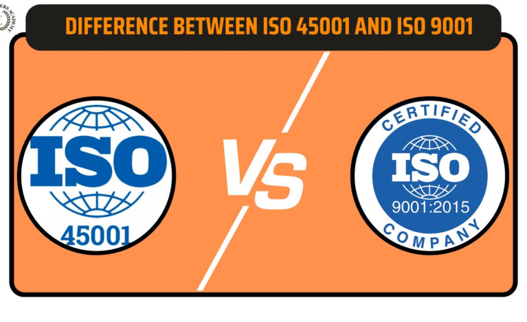 Difference Between ISO 45001 and ISO 9001