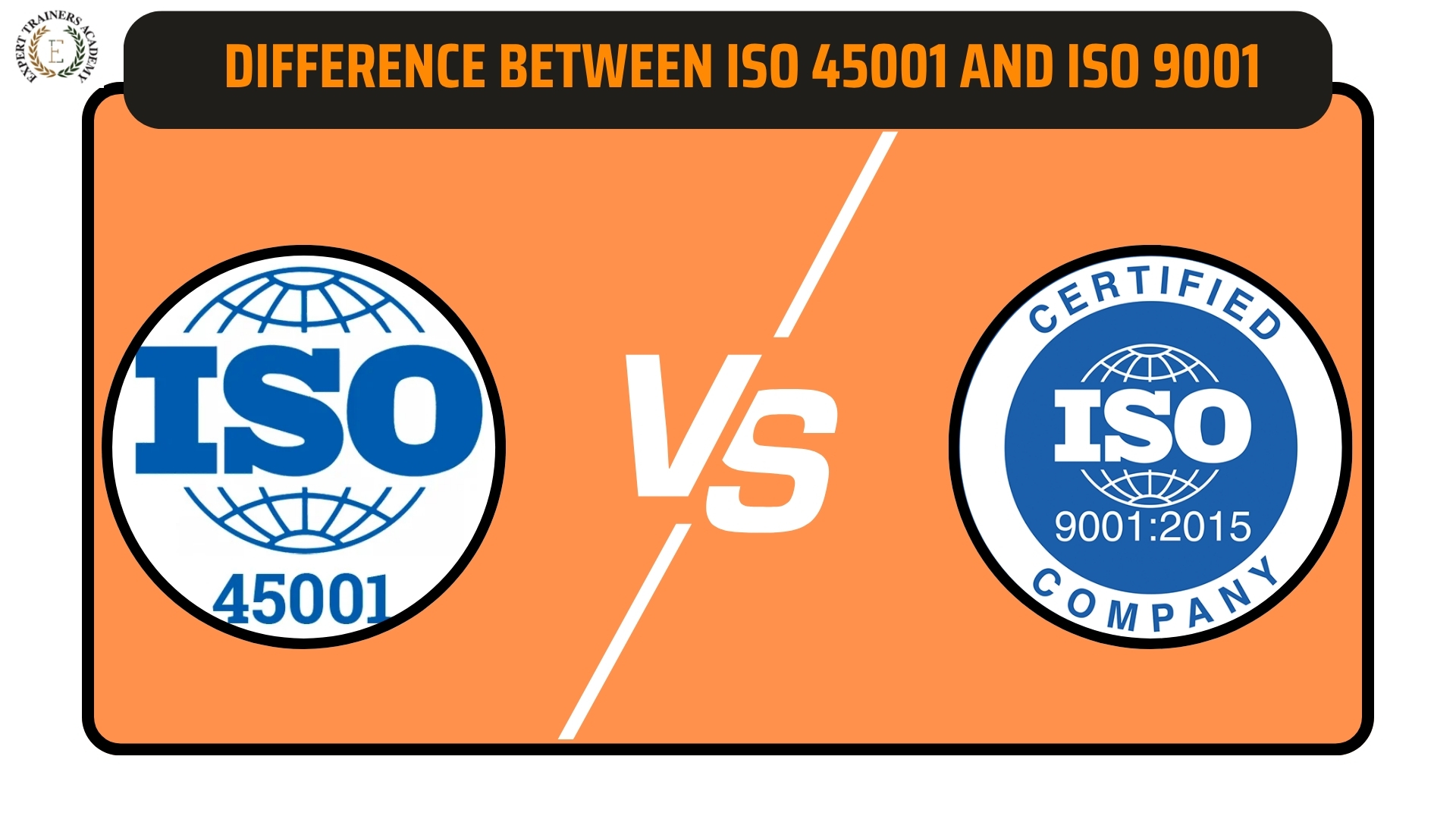 Difference Between ISO 45001 and ISO 9001